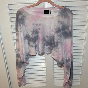 Tie-Dye Long Sleeve Top
